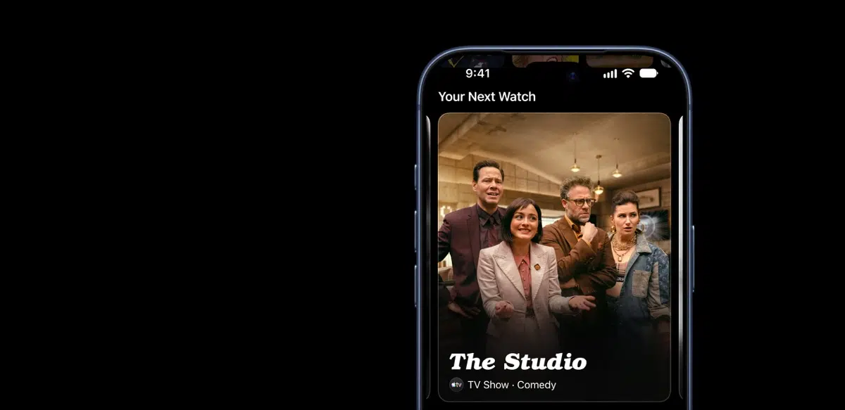 iPhone 18 Pro displaying a streaming video scene