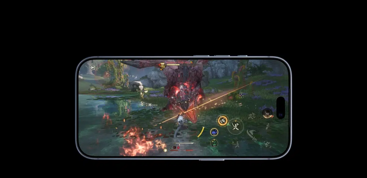 iPhone 18 Pro running a demanding 3D game