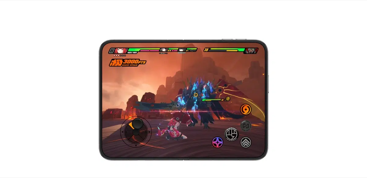 iPhone Duo running a demanding 3D game