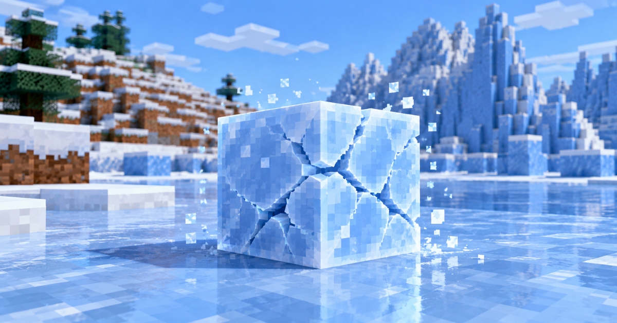 Minecraft Brittle Ice: How to find, collect, and farm it