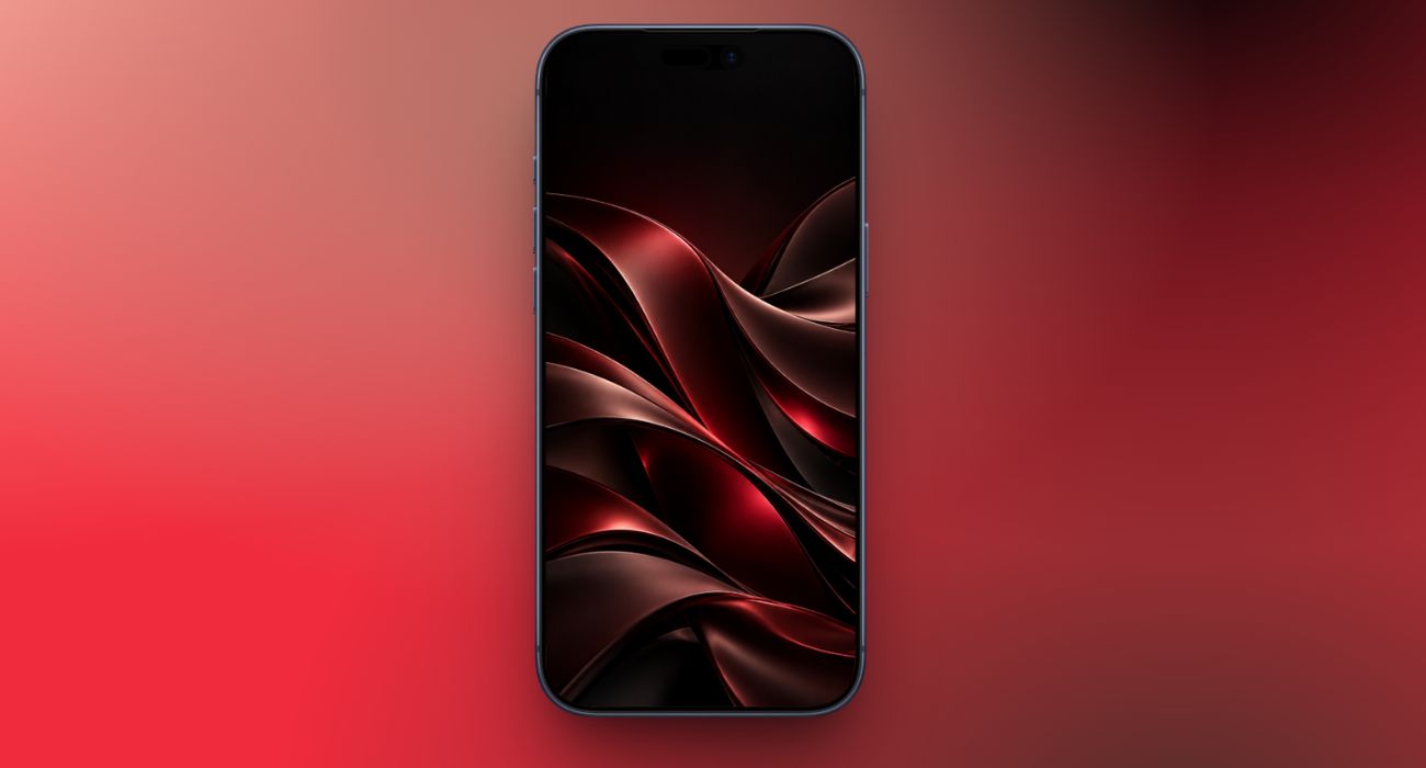 Burgundy abstract 3D wallpaper 