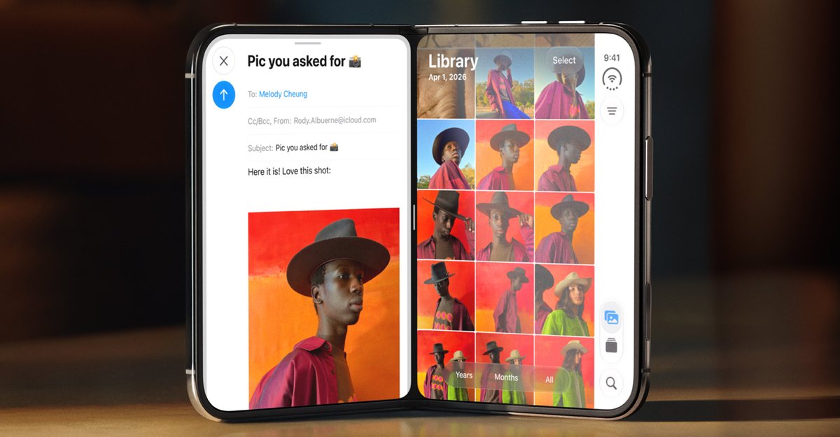 Apple's foldable iPhone Duo